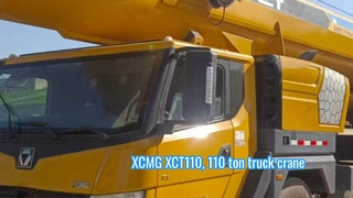 2018 XCMG XCT110 Grue sur camion de 110 tonnes